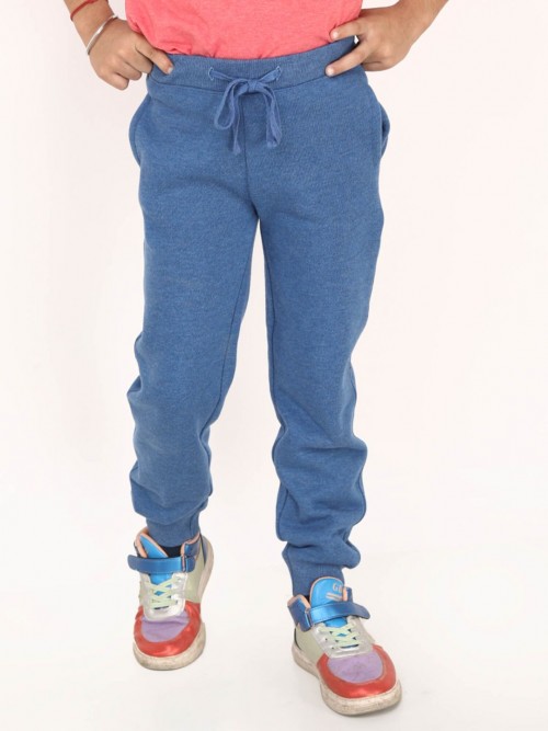 Boy Tie Knot Joggers In Blue